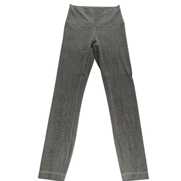 Lululemon Wunder Train High-Rise Tight Thread Dye Rover Black Leggings *SZ2 - Picture 2 of 11